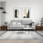 Sofaborde 2 stk. 50x46x35 cm konstrueret træ røget egetræsfarve - Kategori: 4 Sofaborde 2 stk. 50x46x35 cm konstrueret træ røget egetræsfarve
