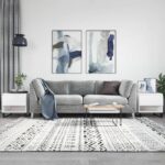 Sofaborde 2 stk. 50x46x50 cm konstrueret træ hvid højglans - Kategori: 4 Sofaborde 2 stk. 50x46x50 cm konstrueret træ hvid højglans
