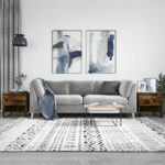 Sofaborde 2 stk. 50x46x50 cm konstrueret træ røget egetræsfarve - Kategori: 4 Sofaborde 2 stk. 50x46x50 cm konstrueret træ røget egetræsfarve