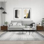 Sofaborde 2 stk. 50x50x40 cm konstrueret træ brun egetræsfarve - Kategori: 4 Sofaborde 2 stk. 50x50x40 cm konstrueret træ brun egetræsfarve