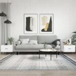 Sofaborde 2 stk. 50x50x40 cm konstrueret træ hvid - Kategori: 4 Sofaborde 2 stk. 50x50x40 cm konstrueret træ hvid