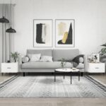 Sofaborde 2 stk. 50x50x40 cm konstrueret træ hvid højglans - Kategori: 4 Sofaborde 2 stk. 50x50x40 cm konstrueret træ hvid højglans