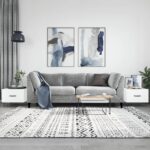 Sofaborde 2 stk. 50x50x40 cm konstrueret træ hvid højglans - Kategori: 4 Sofaborde 2 stk. 50x50x40 cm konstrueret træ hvid højglans