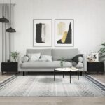 Sofaborde 2 stk. 50x50x40 cm konstrueret træ sort - Kategori: 4 Sofaborde 2 stk. 50x50x40 cm konstrueret træ sort