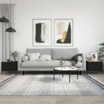 Sofaborde 2 stk. 50x50x40 cm konstrueret træ sort - Kategori: 4 Sofaborde 2 stk. 50x50x40 cm konstrueret træ sort