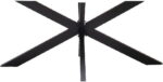 Star Sofa, Bordben til sofabord, sort, H47x57x91 cm, stål - Kategori: 4 Star Sofa, Bordben til sofabord, sort, H47x57x91 cm, stål
