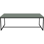 TENZO Lipp sofabord, rektangulær – misty grøn spånplade og sort metal (120×60) - Kategori: Sofa 4 TENZO Lipp sofabord, rektangulær - misty grøn spånplade og sort metal (120x60)