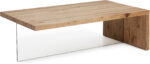 Tulsi, Sofabord, natur/klar, H38x120x70 cm, massivt træ - Kategori: 4 Tulsi, Sofabord, natur/klar, H38x120x70 cm, massivt træ