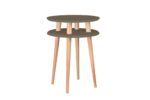 UFO Sidebord diameter 45cm x H 61cm Brun - Kategori: 4 UFO Sidebord diameter 45cm x H 61cm Brun