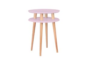 UFO Sidebord diameter 45cm x H 61cm - Pink