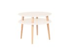UFO Sofabord diameter 57cm x H 45cm Kridthvid - Kategori: 4 UFO Sofabord diameter 57cm x H 45cm Kridthvid