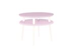 UFO Sofabord diameter 57cm x H 45cm – Pink/White Ben - Kategori: 4 UFO Sofabord diameter 57cm x H 45cm - Pink/White Ben