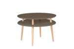 UFO Sofabord diameter 70cm x H 45cm Brun - Kategori: 4 UFO Sofabord diameter 70cm x H 45cm Brun