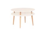 UFO Sofabord diameter 70cm x H 45cm Kridthvid - Kategori: 4 UFO Sofabord diameter 70cm x H 45cm Kridthvid