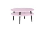 UFO Sofabord diameter 70cm x Højde 35cm – Pink/Sorte ben - Kategori: 4 UFO Sofabord diameter 70cm x Højde 35cm - Pink/Sorte ben