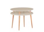 UFO Sofabord diameter 70cm x højde 61cm Brun Beige