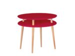 UFO Sofabord diameter 70cm x højde 61cm Pure Red - Kategori: 4 UFO Sofabord diameter 70cm x højde 61cm Pure Red