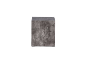 VENTURE DESIGN York High sofabord, kvadratisk - mørkegrå marmormønstret MDF (40x40)