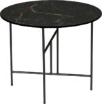 Vida, Sofabord, sort, H48x60x60 cm, porcelæn, metal - Kategori: 4 Vida, Sofabord, sort, H48x60x60 cm, porcelæn, metal