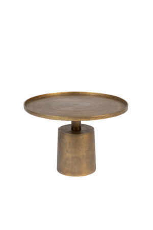 WHITE LABEL LIVING Mason sofabord, rund - antik messing aluminium/metal (Ø60)