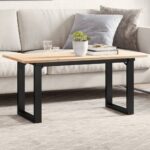 vidaXL bordben til sofabord 70x30x43 cm O-stel støbejern - Kategori: 4 vidaXL bordben til sofabord 70x30x43 cm O-stel støbejern