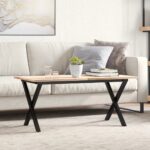 vidaXL bordben til sofabord 80x40x43 cm X-stel støbejern - Kategori: 4 vidaXL bordben til sofabord 80x40x43 cm X-stel støbejern