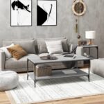vidaXL sofabord 100x50x40 cm konstrueret træ Grå sonoma-eg - Kategori: 4 vidaXL sofabord 100x50x40 cm konstrueret træ Grå sonoma-eg