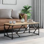 vidaXL sofabord 100x50x40 cm konstrueret træ sonoma-eg - Kategori: 4 vidaXL sofabord 100x50x40 cm konstrueret træ sonoma-eg