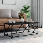 vidaXL sofabord 100x50x40 cm konstrueret træ sort - Kategori: 4 vidaXL sofabord 100x50x40 cm konstrueret træ sort