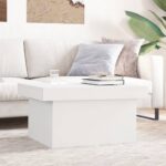 vidaXL sofabord 100x55x40 cm konstrueret træ hvid - Kategori: 4 vidaXL sofabord 100x55x40 cm konstrueret træ hvid