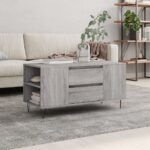 vidaXL sofabord 102×44,5×50 cm konstrueret træ grå sonoma-eg - Kategori: 4 vidaXL sofabord 102x44,5x50 cm konstrueret træ grå sonoma-eg