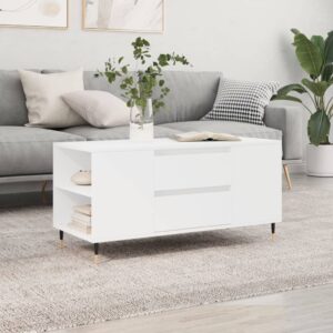 vidaXL sofabord 102x44,5x50 cm konstrueret træ hvid