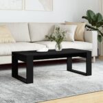 vidaXL sofabord 102x50x35 cm konstrueret træ sort - Kategori: 4 vidaXL sofabord 102x50x35 cm konstrueret træ sort