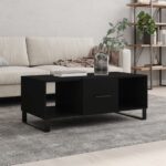 vidaXL sofabord 102x50x40 cm konstrueret træ sort - Kategori: 4 vidaXL sofabord 102x50x40 cm konstrueret træ sort