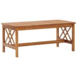 vidaXL sofabord 102x50x43 cm massivt akacietræ - Kategori: 4 vidaXL sofabord 102x50x43 cm massivt akacietræ