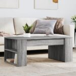 vidaXL sofabord 102x55x42 cm konstrueret træ grå sonoma-eg - Kategori: 4 vidaXL sofabord 102x55x42 cm konstrueret træ grå sonoma-eg