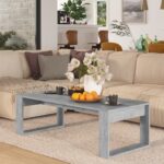 vidaXL sofabord 110x50x35 cm konstrueret træ betongrå - Kategori: 4 vidaXL sofabord 110x50x35 cm konstrueret træ betongrå