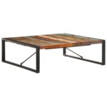 vidaXL sofabord 120x120x40 cm massivt genbrugstræ - Kategori: 4 vidaXL sofabord 120x120x40 cm massivt genbrugstræ