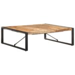 vidaXL sofabord 120x120x40 cm ru mangotræ - Kategori: 4 vidaXL sofabord 120x120x40 cm ru mangotræ