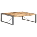 vidaXL sofabord 120x120x40 cm ru mangotræ - Kategori: 4 vidaXL sofabord 120x120x40 cm ru mangotræ