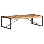 vidaXL sofabord 140x70x40 cm ru mangotræ - Kategori: 4 vidaXL sofabord 140x70x40 cm ru mangotræ