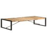 vidaXL sofabord 180x90x40 cm ru mangotræ - Kategori: 4 vidaXL sofabord 180x90x40 cm ru mangotræ