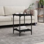 vidaXL sofabord 40x40x55 cm konstrueret træ sort - Kategori: 4 vidaXL sofabord 40x40x55 cm konstrueret træ sort