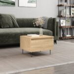 vidaXL sofabord 50x46x35 cm konstrueret træ sonoma-eg - Kategori: 4 vidaXL sofabord 50x46x35 cm konstrueret træ sonoma-eg