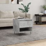 vidaXL sofabord 50x46x50 cm konstrueret træ betongrå
