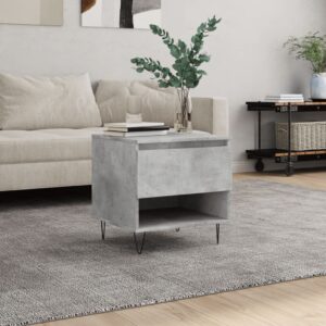 vidaXL sofabord 50x46x50 cm konstrueret træ betongrå
