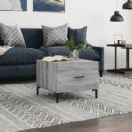 vidaXL sofabord 50x50x40 cm konstrueret træ grå sonoma-eg - Kategori: 4 vidaXL sofabord 50x50x40 cm konstrueret træ grå sonoma-eg