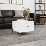 vidaXL sofabord 50x50x40 cm konstrueret træ hvid - Kategori: 4 vidaXL sofabord 50x50x40 cm konstrueret træ hvid