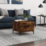 vidaXL sofabord 50x50x40 cm konstrueret træ røget egetræsfarve - Kategori: 4 vidaXL sofabord 50x50x40 cm konstrueret træ røget egetræsfarve