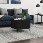 vidaXL sofabord 50x50x40 cm konstrueret træ sort - Kategori: 4 vidaXL sofabord 50x50x40 cm konstrueret træ sort